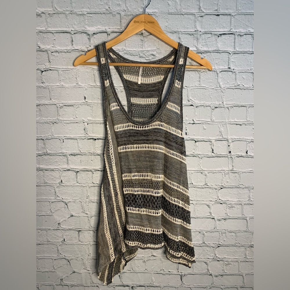 FP crochet knit sweater tank. XS